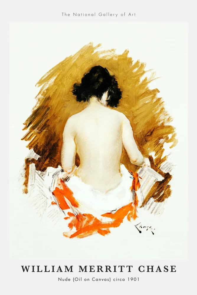 Nude by William Merritt Chase - Fineart photography by Art Classics