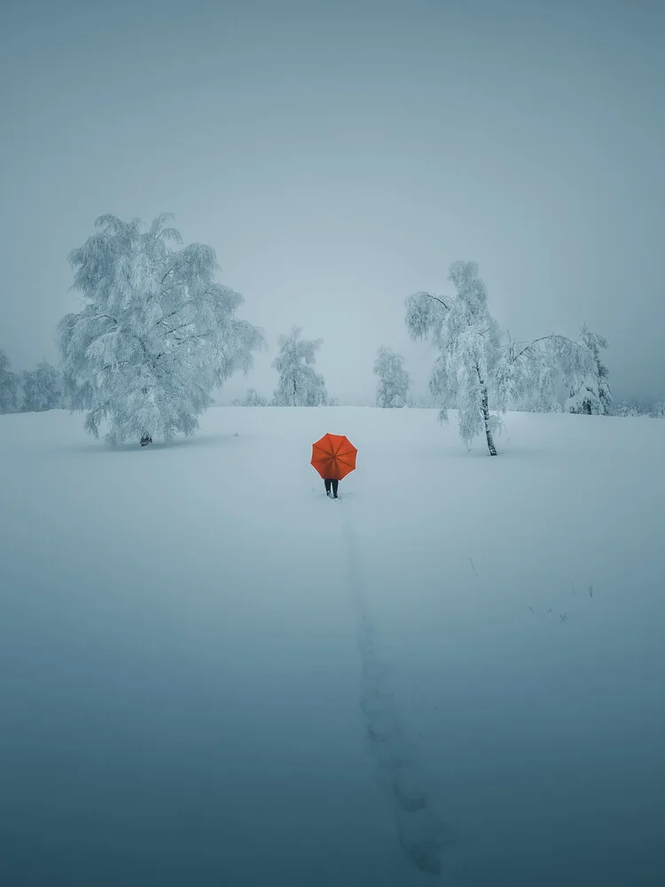 Farbe im Dunkeln - fotokunst von Fabian Huebner