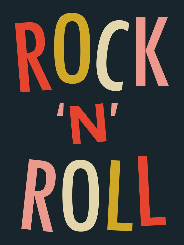 Rock 'N' Roll II - fotokunst von Typo Art