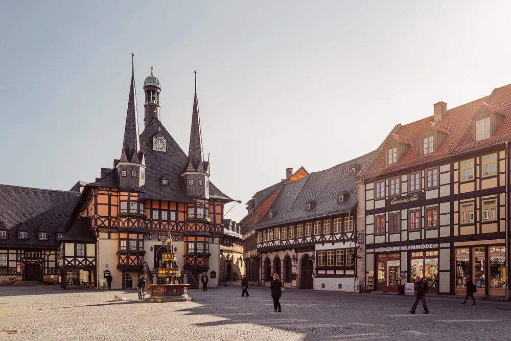 Historisches Rathaus Wernigerode - fotokunst von Oliver Henze