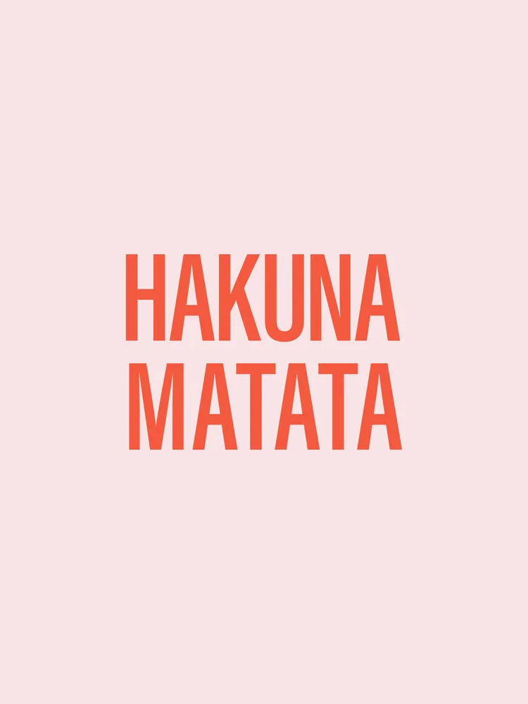 Hakuna Matata rose - Fineart photography by Typo Art