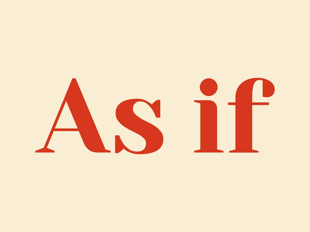 As If Beige - fotokunst von Typo Art