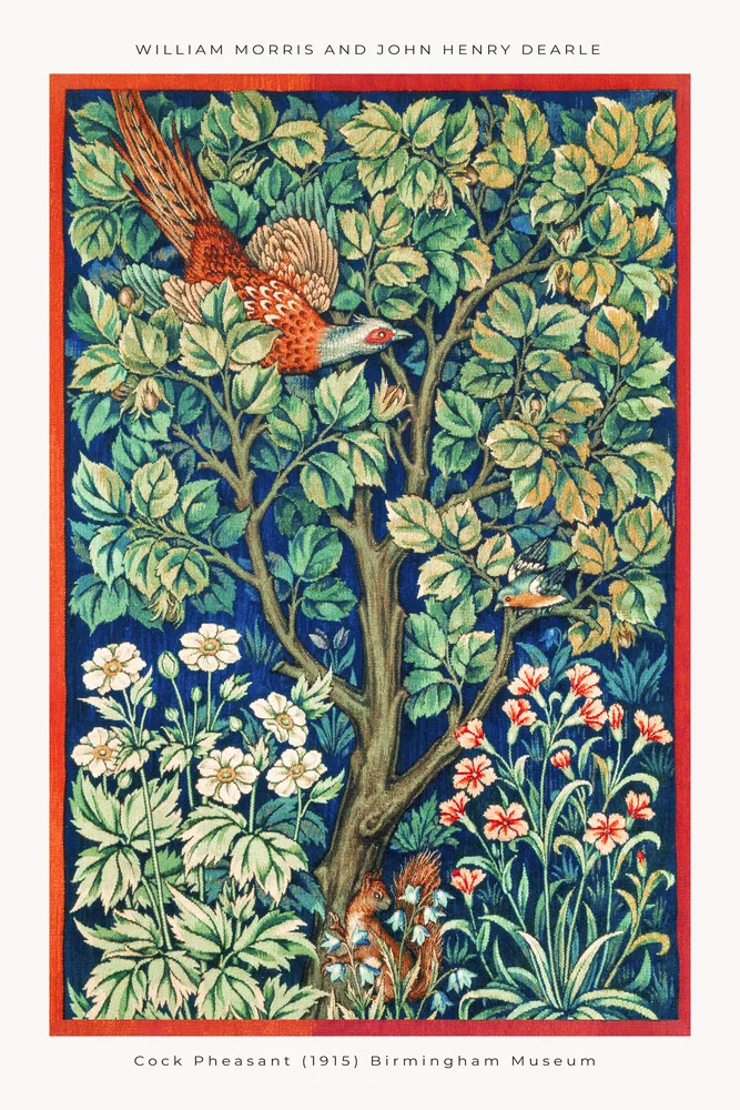 Ausstellungsposter William Morris und John Henry Dearle - fotokunst von Art Classics