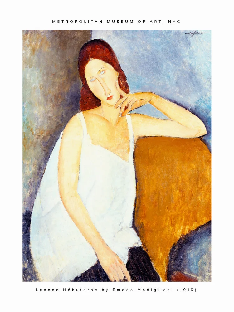 Amedeo Modigliani: Jeanne Hébuterne - fotokunst von Art Classics