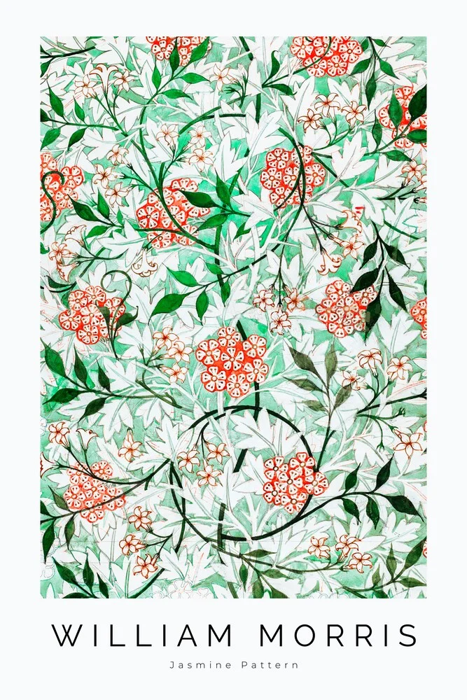 William Morris: Jasmine - exhibition poster - Fineart photography by Art Classics