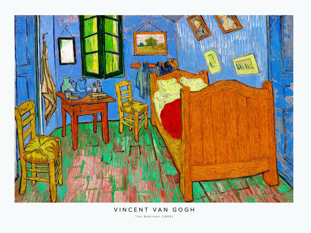 Vincent Van Gogh: Das Schlafzimmer - fotokunst von Art Classics