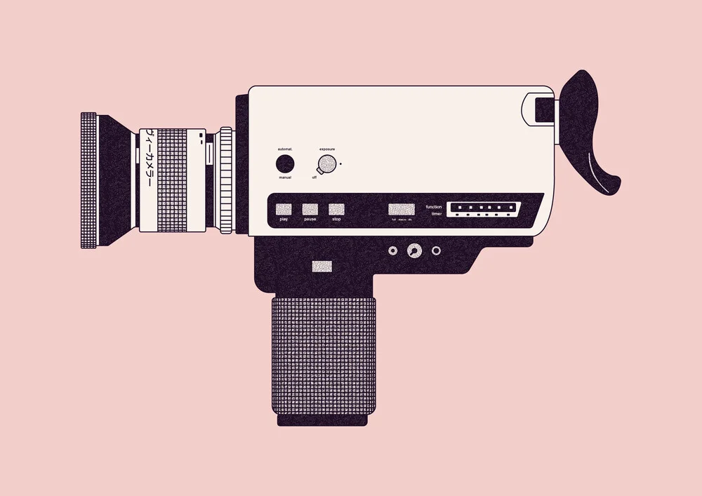 Super 8 Kamera - fotokunst von Florent Bodart