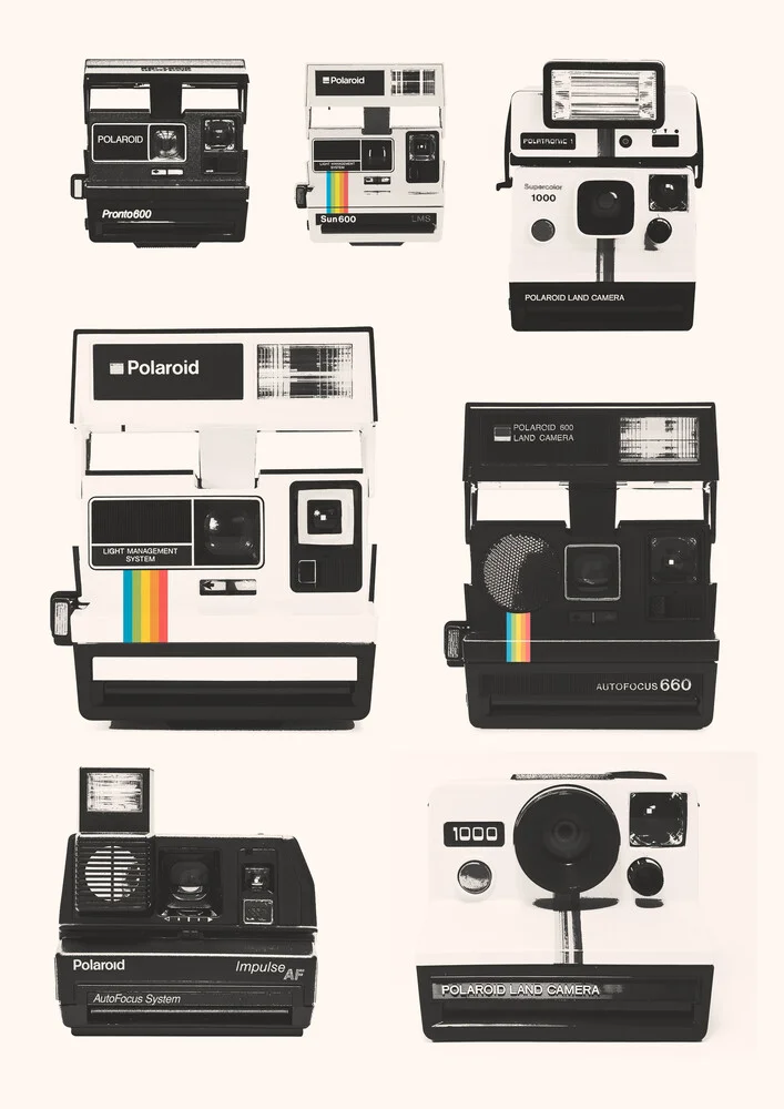 Instant Camera Collection - fotokunst von Florent Bodart