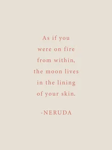 Illustration featuring an inspiring quote about inner passion and motivation.