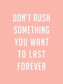 Wall art featuring an inspiring saying about patience and motivation