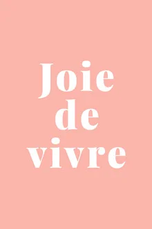 Wall art by Typo Art: positive typography in gentle shades of pink