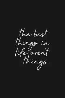 Illustration by Typo Art: inspiring saying in white on a black background