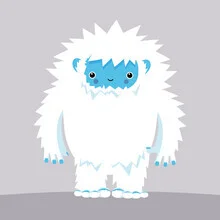 Pia Kolle - 'Yeti – illustration for kids room' | Photocircle.net