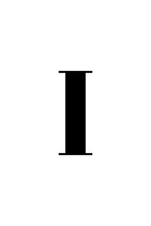 Typo Art, The letter I (Germany, Europe)