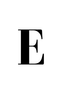 Typo Art, The letter E (Germany, Europe)