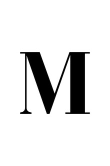 Typo Art, The letter M (Germany, Europe)