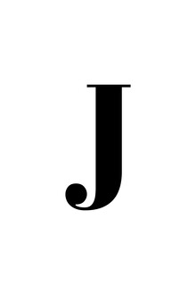 Typo Art, The letter J (Germany, Europe)