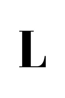 Typo Art, The letter L (Germany, Europe)