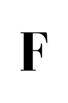 Typo Art, The letter F (Germany, Europe)