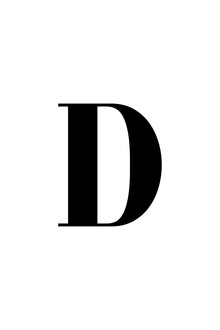 Typo Art, The letter D (Germany, Europe)