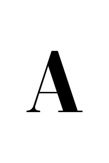 Typo Art, The letter A (Germany, Europe)