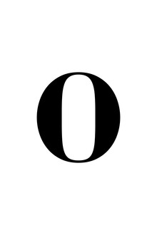 Typo Art, The letter O (Germany, Europe)