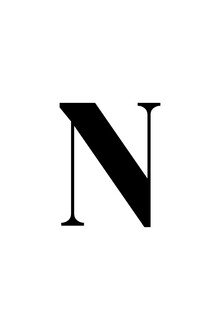 Typo Art, The letter N (Germany, Europe)
