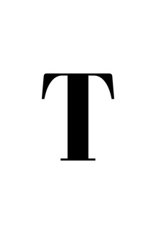 Typo Art, The letter T (Germany, Europe)
