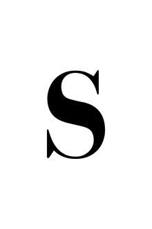Typo Art, The letter S (Germany, Europe)