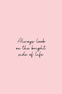 Wall art featuring a positive message in soft pink tones