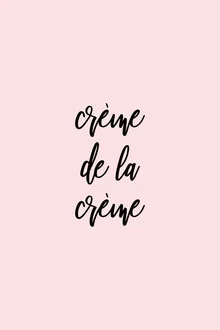 Wall art by Typo Art: stylish typography on a pink background