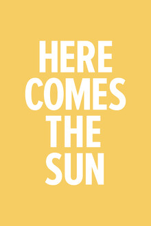 Typo Art, Here comes the sun (yellow) (Germany, Europe)