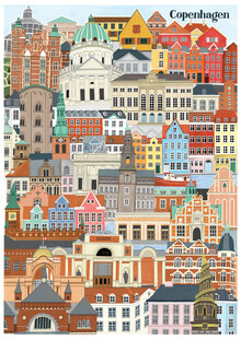 Kaitlin Mechan, Copenhagen Map - Denmark, Europe)