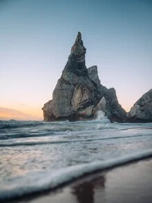 Fotokunst von André Alexander: friedlicher Sonnenuntergang über der Küste Portugals