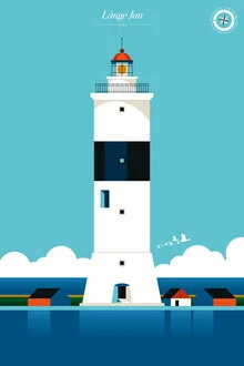 Lighthouse Lange Jan - Fineart photography by Bo Lundberg