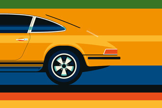 Bo Lundberg, Yellow vintage sports car #2