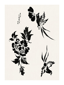 Japanese Vintage Art, Taguchi Tomoki: Yatsuo no tsubaki 7