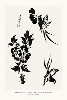 Japanese Vintage Art, Taguchi Tomoki: Yatsuo no tsubaki 6