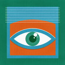 Ania Więcław, One Look Is Enough - green eye