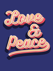 Ania Więcław, Love and Peace typography