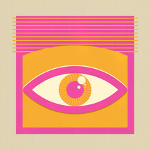 Ania Więcław, One Look Is Enough  - pink eye