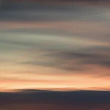 Abstract photo art by Lena Weisbek: soft colors of an evening sky
