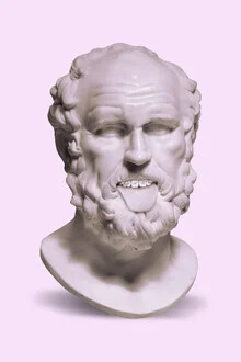 Illustration by Jonas Loose: funny bust with braces, friendly atmosphere.