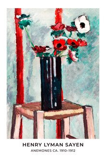 Art Classics, Henry Lyman Saÿen: Anemones - exhibition poster