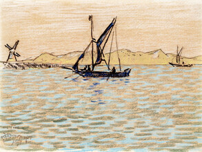 Art Classics, Jan Toorop: Sailing boats off the coast of Domburg