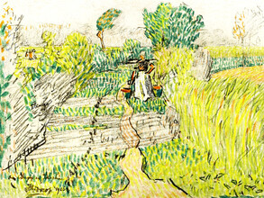 Art Classics, Jan Toorop: Peasant woman with milk buckets on her shoulders