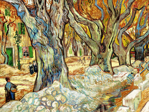 Art Classics, Vincent Van Gogh: The Large Plane Trees - Netherlands, Europe)