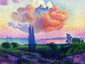 Wall art by Art Classics: a soft pink cloud in the sky