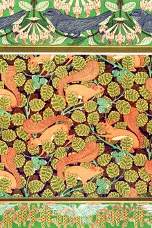 Ornamental illustration with floral patterns conveying a calm vibe.