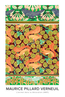 Art Classics, Maurice Pillard Verneuil: Martinets et chèvrefeuille - exhib. poster